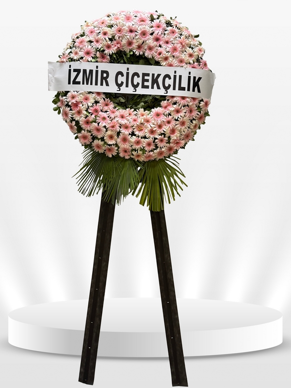 Pembe Çember Cenaze Çelengi